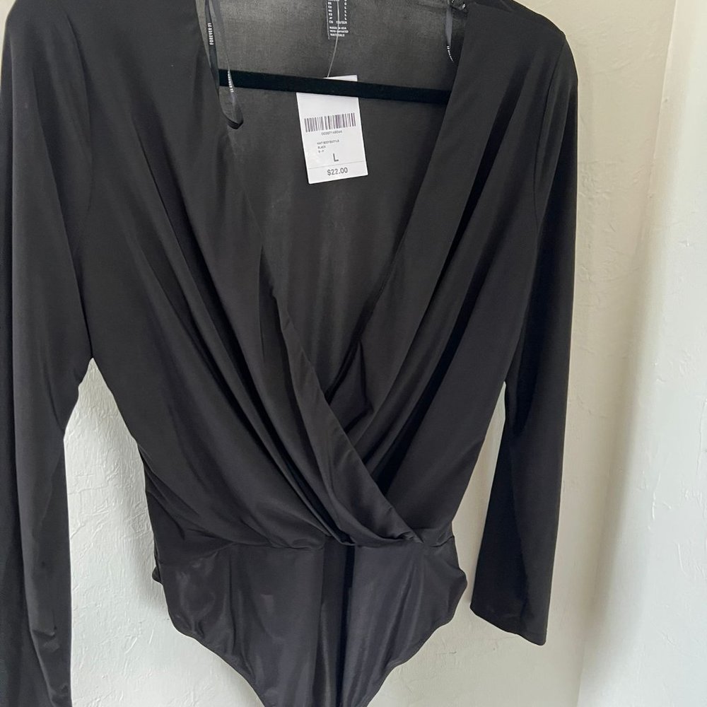 Knit Bodysuit/LS - Forever 21